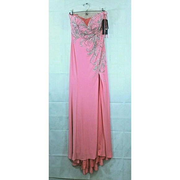 Coya Collection Evening Gown Sequins Rhinestones NWT Retails $425 Womens Size M - Picture 2 of 9